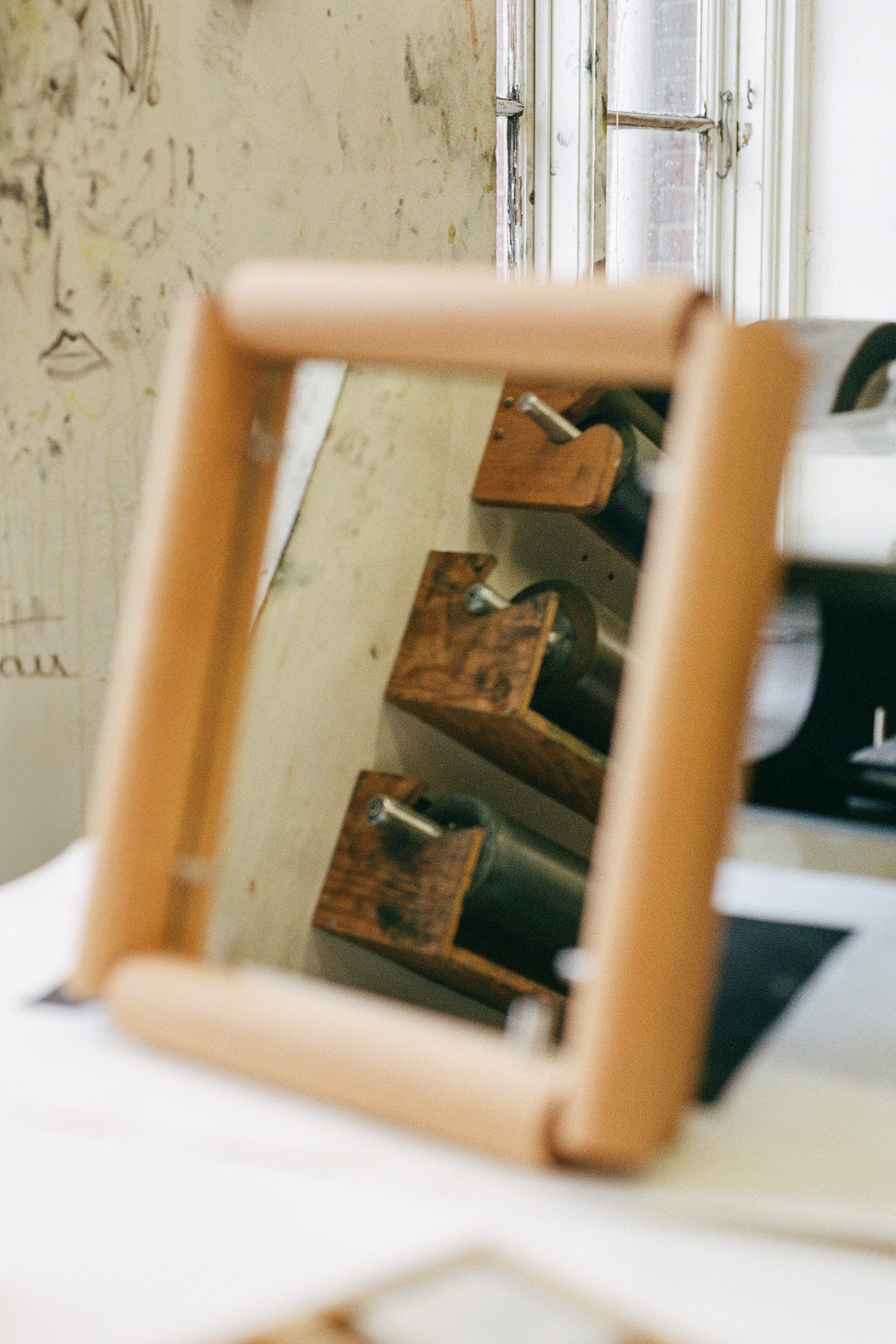 bahraini—danish frame at BORCH Editions Workshop