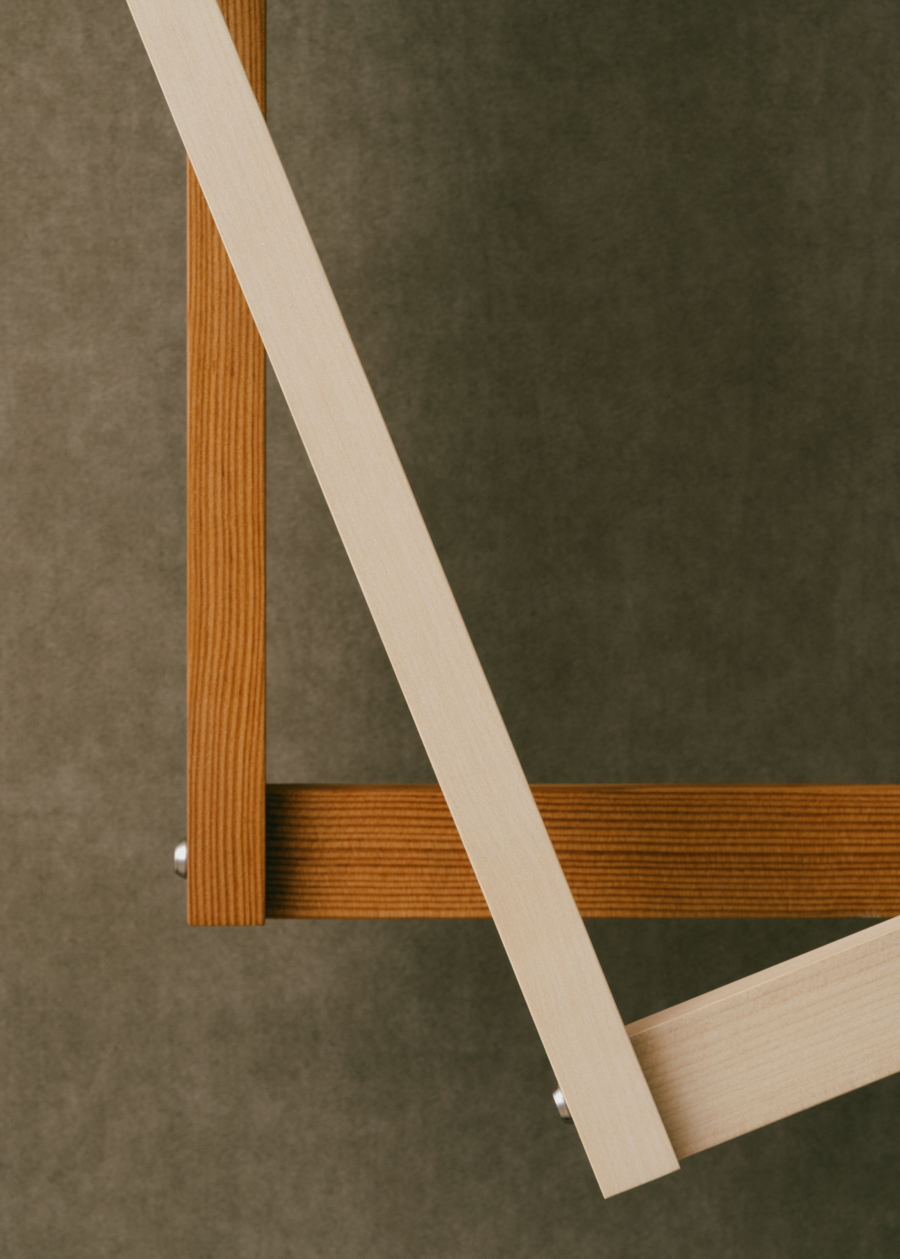 Anne Dorthe Vester designed AV frames in maple and oregon pine wood