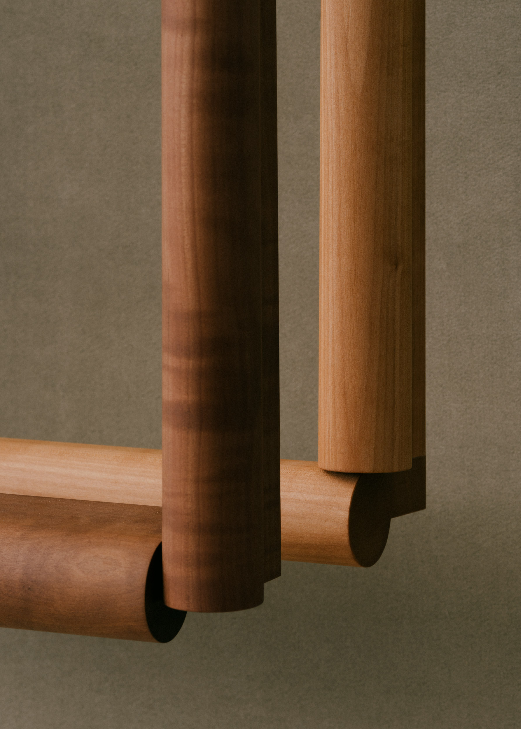 bahraini–danish designed BD frames in mahogany and pear wood