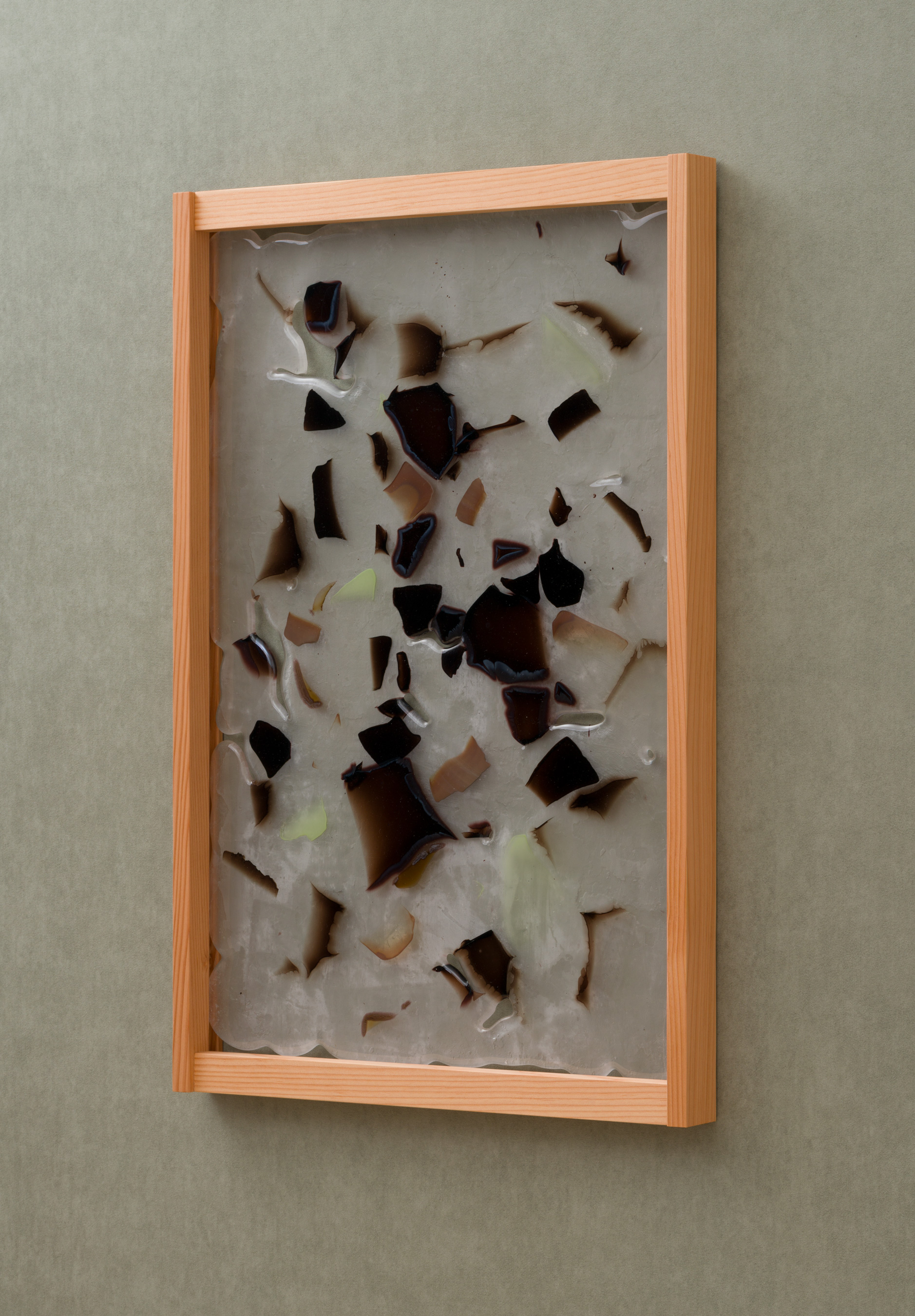 Anne Dorthe Vester AV limited edition frame with meltet glass sheet